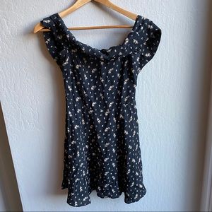 Reformation off the shoulder short dress